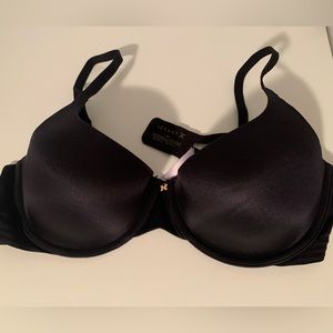 Savage x Fenty Black Microfiber Balconette Bra